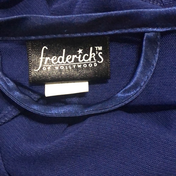 Frederick’s of Hollywood sheer blue robe, size L - Picture 12 of 14
